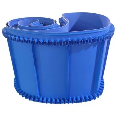 Correia transportadora azul